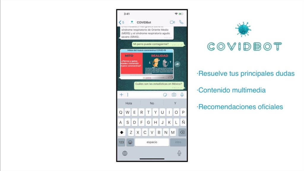 Desarrollan COVIDBot: chat inteligente para combatir la desinformación sobre la pandemia