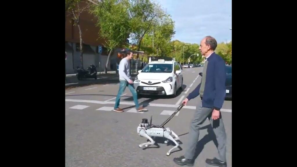 Invidentes ya podrán usar la ayuda de un perro-robot